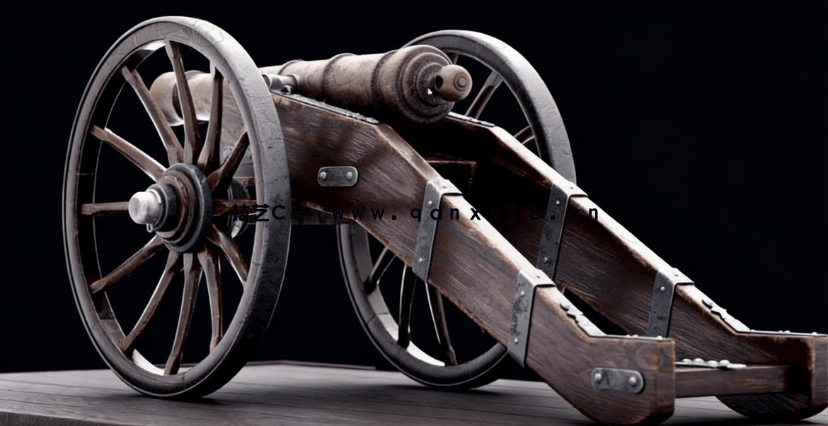 Blender古老大炮完整制作工作流程视频教程(图3)