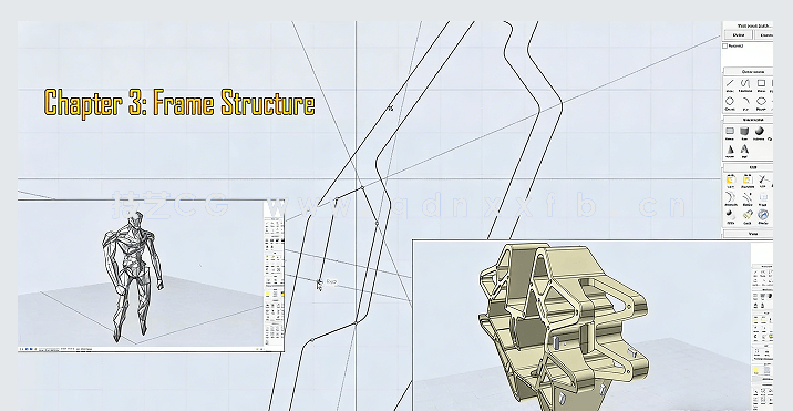 MoI3D超逼真机器人设计制作流程视频教程(图1)