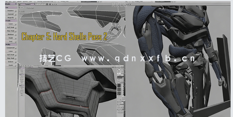 MoI3D超逼真机器人设计制作流程视频教程(图4)
