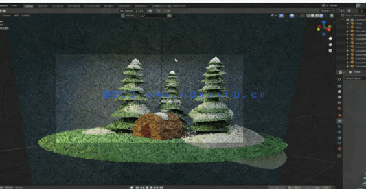 Blender圣诞树小屋建模初学者入门训练视频教程(图5)