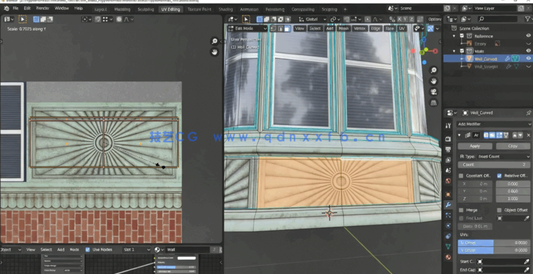 Blender游戏建筑房屋场景修建模型视频教程(图5) Blender游戏建筑房屋场景修建模型视频教程(图5)