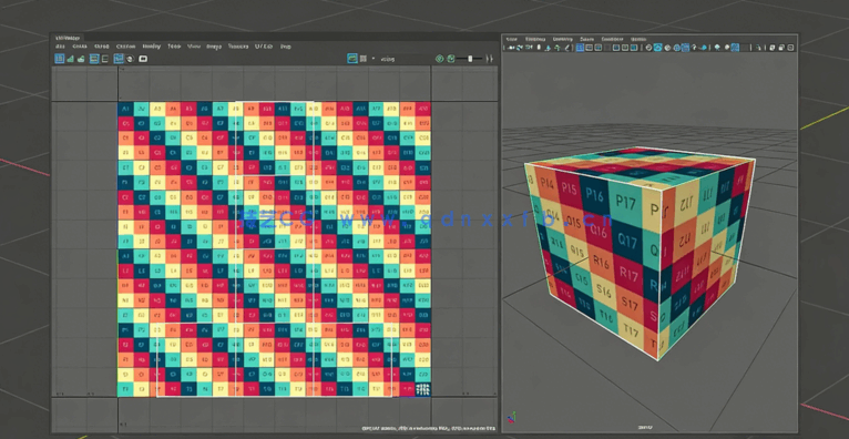 Blender中UV映射游戏贴图视频教程 (图2) Blender中UV映射游戏贴图视频教程 (图2)