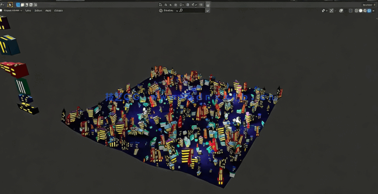 Blender初学者创建3D卡通城市视频教程 (图3) Blender初学者创建3D卡通城市视频教程 (图3)