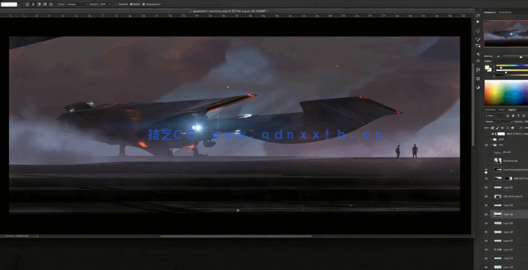Blender混合式科幻场景建模视频教程(图3) Blender混合式科幻场景建模视频教程(图3)