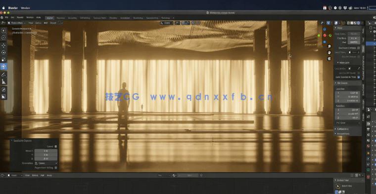 Blender混合式科幻场景建模视频教程(图4) Blender混合式科幻场景建模视频教程(图4)