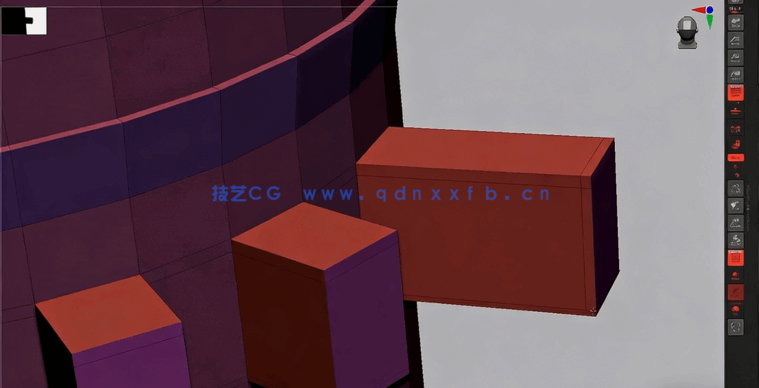 ZBrush飞镖游戏武器道具模型制作流程视频教程(图2)