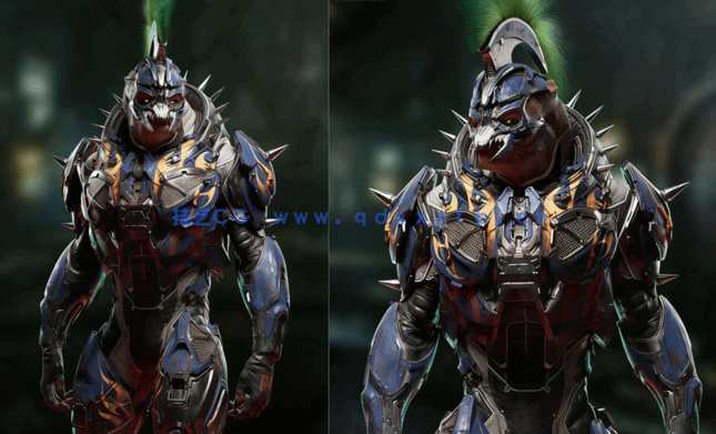 暴雪大神3A游戏角色完整制作工作流程视频教程(图2)