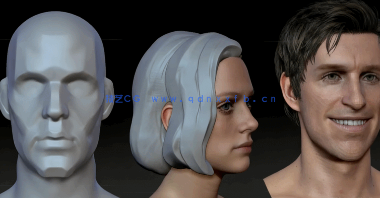 3A级游戏角色逼真面部表情设计大师班视频教程(图3)