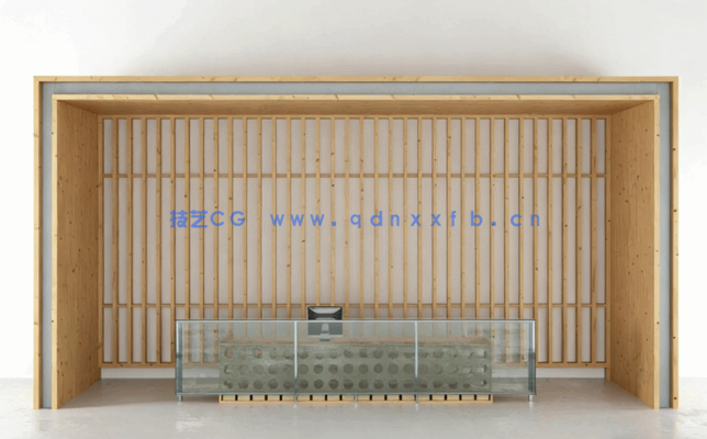 室内接待处前台3D模型 Evermotion Archmodels Vol.186(图3)