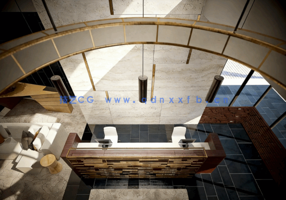 室内接待处前台3D模型 Evermotion Archmodels Vol.186(图5)