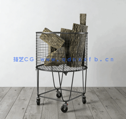 收纳柜子铁制架子盒子 Evermotion Archmodels Vol.205(图1)