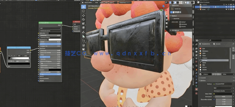 Blender深入了解纹理贴图技术训练视频教程(图4) Blender深入了解纹理贴图技术训练视频教程(图4)