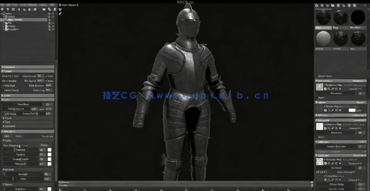 游戏角色盔甲完整制作工作流程视频教程(图4)