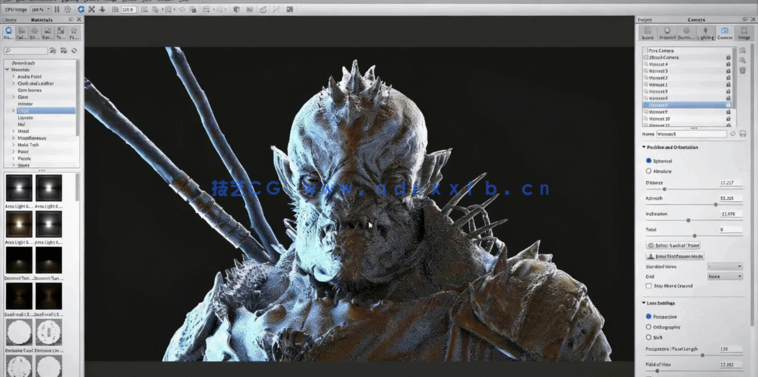Zbrush角色硬表面雕刻建模完整流程视频教程(图2)