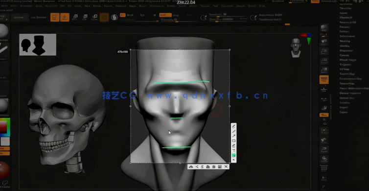 Zbrush科学怪人角色雕刻实例制作全流程视频教程(图5)