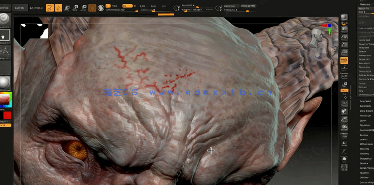 Zbrush 2024角色雕刻建模全面核心技术训练视频教程(图2)
