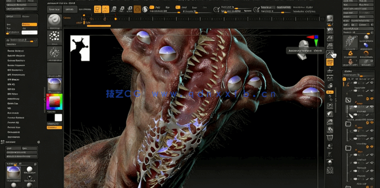 Zbrush 2024角色雕刻建模全面核心技术训练视频教程(图4)