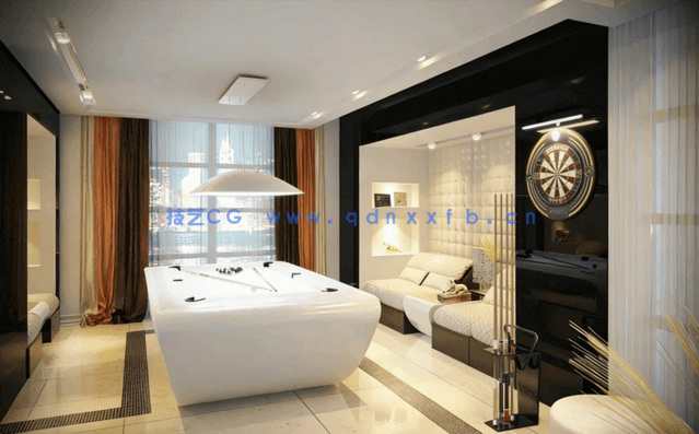 现代室内客厅场景3D模型 Evermotion Archinteriors Vol.50(图1)