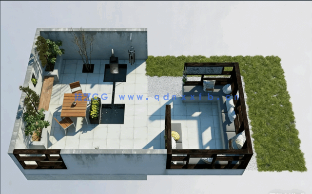 现代花园场景3D模型 Evermotion Archmodels vol.190(图4)