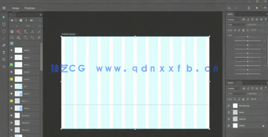 Adobe XD初学者制作时尚交互式原型视频教程(图4) Adobe XD初学者制作时尚交互式原型视频教程(图4)