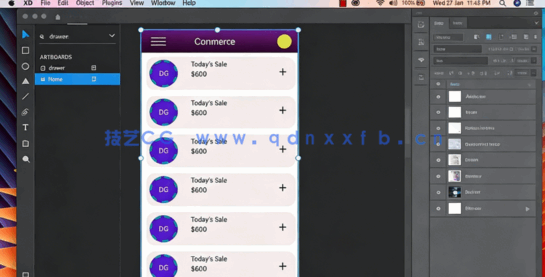 Adobe XD创建完整社交媒体应用程序UI/UX高级基础知识视频教程(图1)