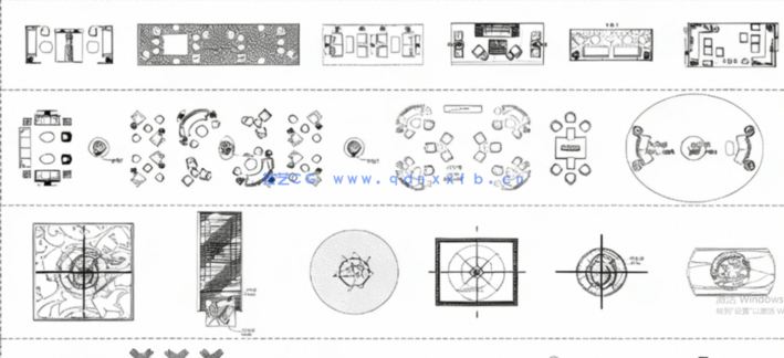 酒店大堂售楼处CAD图纸合集(图2)