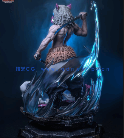 [3D打印人物] 嘴平伊之助Inosuke《鬼灭之刃》动漫角色雕刻手办3D打印模型(图4)