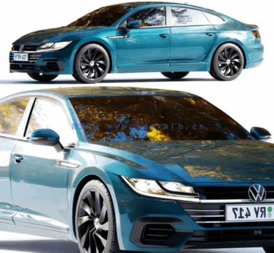 现代大众汽车 轿车 跑车 3D模型(图2)