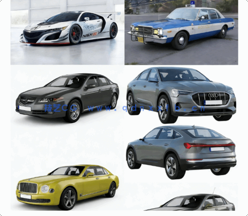 112辆 小汽车3dmax模型Car 3D Models Bundle January 2021(图1)