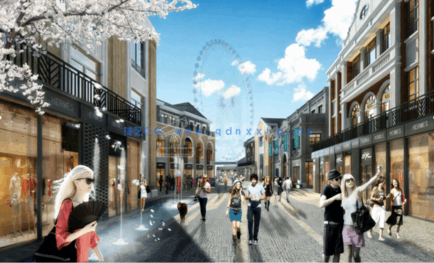 18套商业街CAD步行街CAD商业综合体CAD商业街景观CAD商业街建筑CAD商业街效果图(图4)