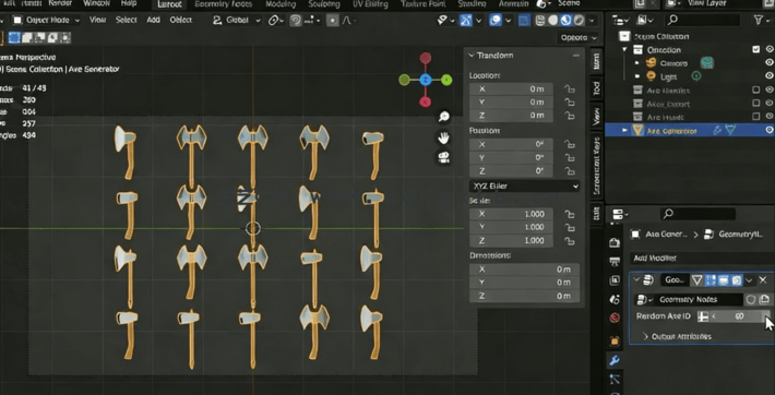 Blender程序化武器制作技术视频教程 (图4)