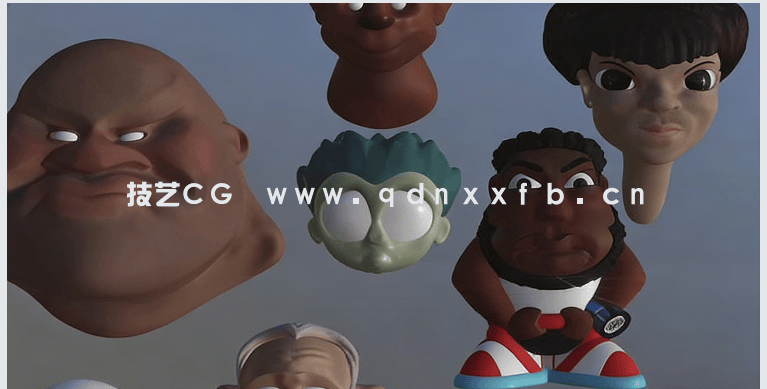 Nomad sculpt卡通人物面部雕刻建模制作视频教程(图4)