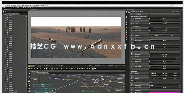 Octane沙丘皇后影视级渲染概念艺术设计训练视频教程(图2)