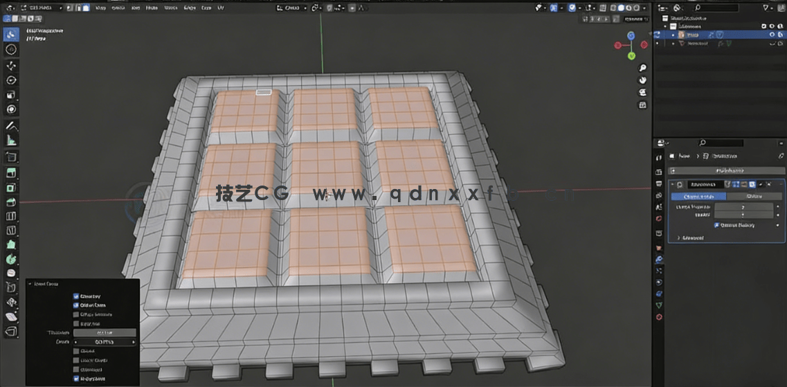Blender巧克力饼干产品可视化制作大师班视频教程(图6)