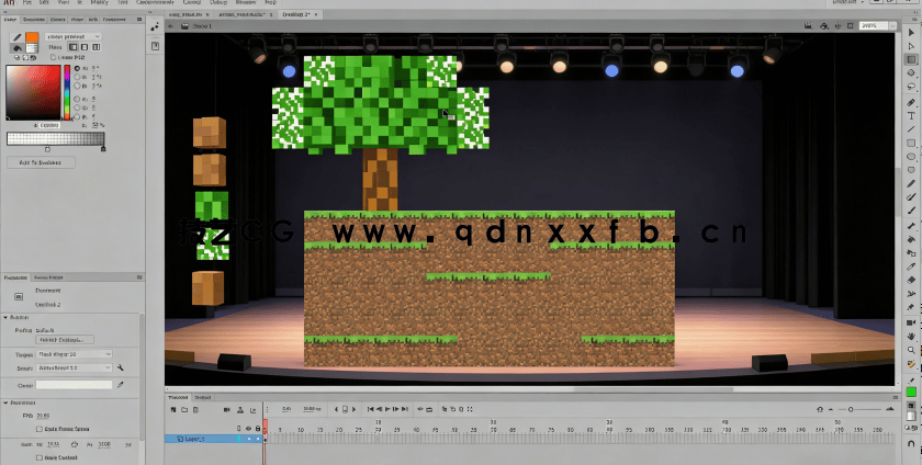 Animate CC火柴人动画实例制作训练视频教程(图3)