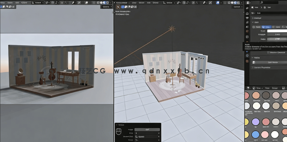 Blender等距视图场景制作大师级训练视频教程(图6)