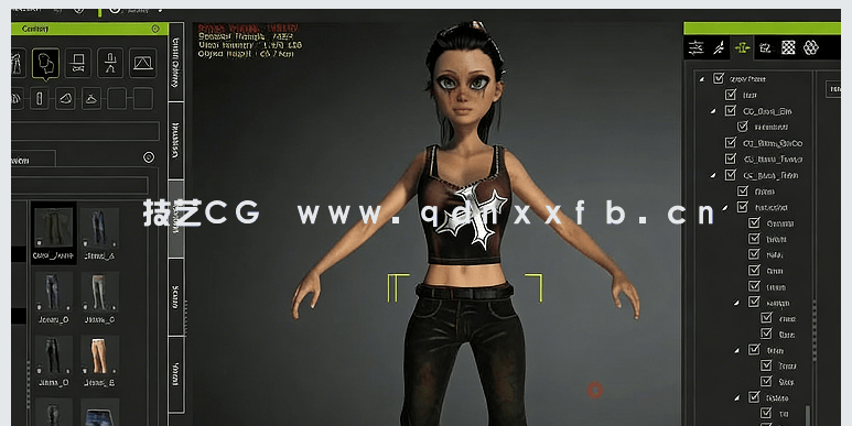 Character Creator 3游戏角色动画制作实例训练视频教程(图5)