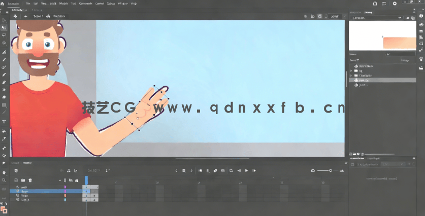 Adobe Animate2D逐帧酷炫动画完整过程视频教程(图3)