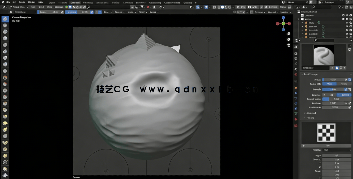  Blender与Substance 3D Painter微型星球完整制作流程视频教程(图3)