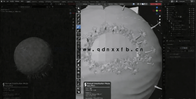  Blender与Substance 3D Painter微型星球完整制作流程视频教程(图4)