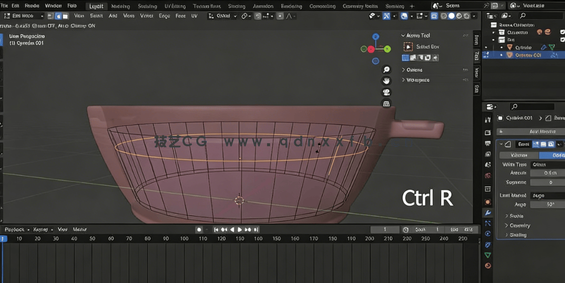 Blender中式涮火锅模型实例制作视频教程(图2)