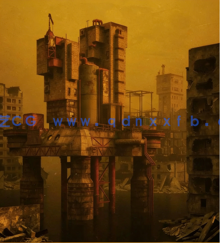 Kitbash3D-Mini Kit:Post-Apocalypse[后启示录末日建筑 3d模型](图4)