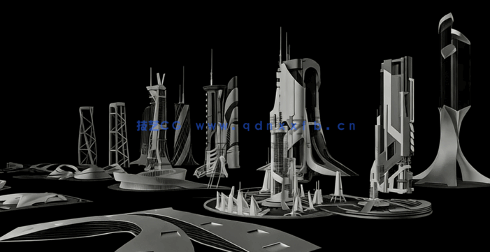 Kitbash3D-Utopia[乌托邦建筑](图3)