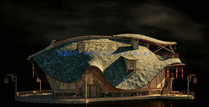 Kitbash3D-Gaea[盖亚竹风建筑模型](图2)