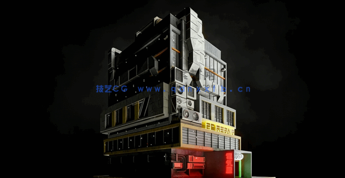 赛博朋克Kitbash3D - Cyberpunk(图2)