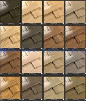 99款精品科定木饰面板材木纹材质球，Vray材质，自带色号，标准mat格式(图5)