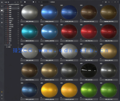 VR官方材质库整理-支持完美导入BM&PM素材管理器（560个）(图3)