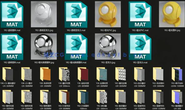 YKJ-越空间材质1号库 for Vray(图2)