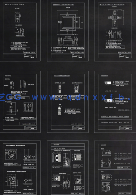 室内人体工程学CAD合集(图3)