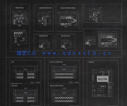 室内人体工程学CAD合集(图4)